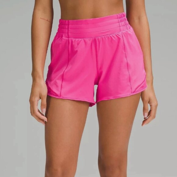Lululemon Hotty Hot High-Rise Lined Short 4" Sonic Pink - Picture 2 of 2